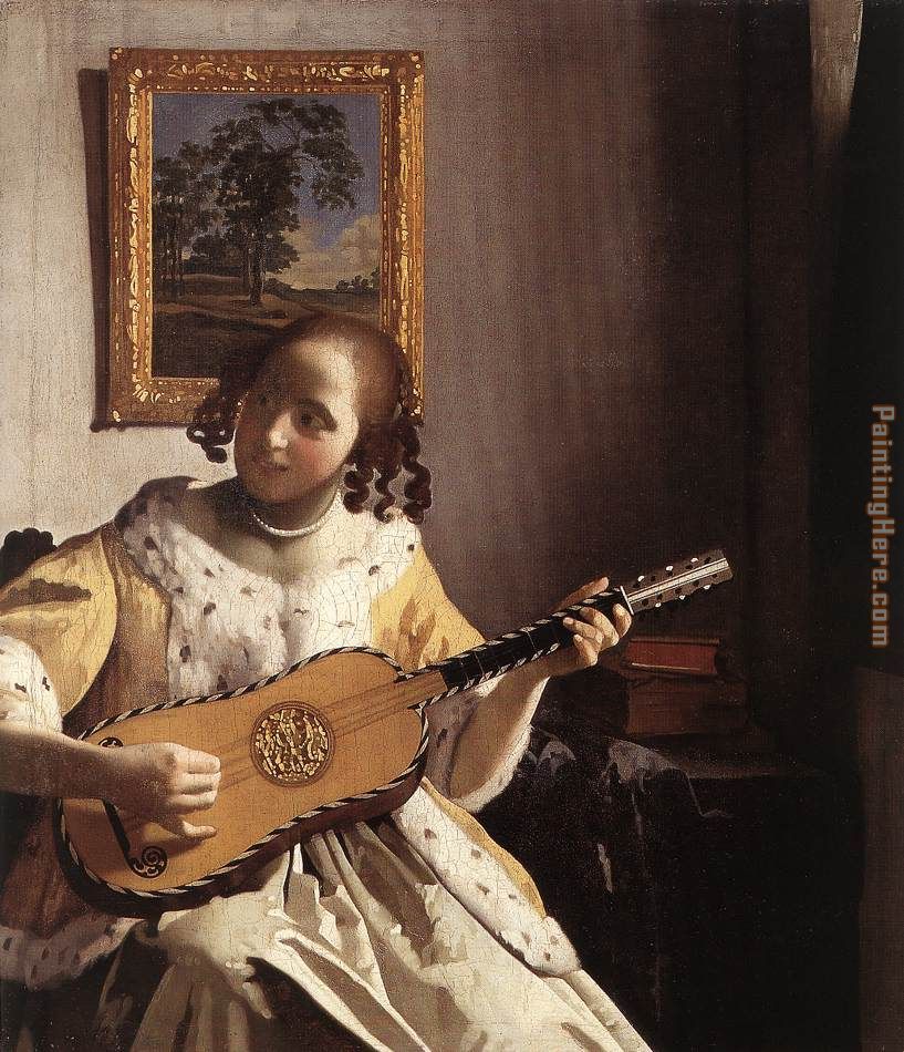 Johannes Vermeer The Guitar Player